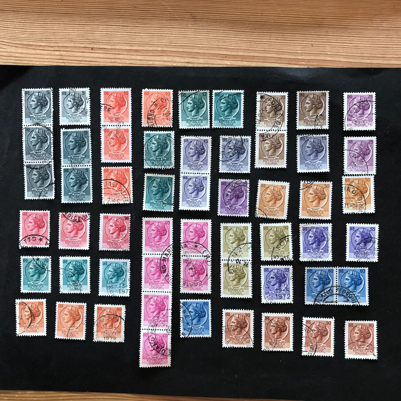 Alle Briefmarken: ITALIEN: kleine Sammlung 1863 - 1955, gest. – Gebraucht aus Uitikon Waldegg von Gooddeal05 7