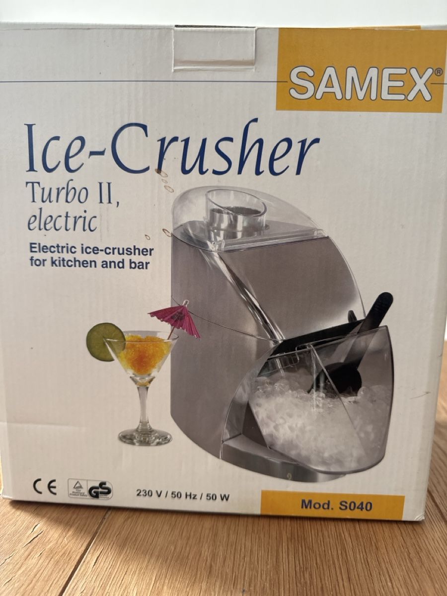 Elettrodomestici da cucina: SAMEX Ice-Crusher Turbo II: Der Eis-Zerkleinerer für Drinks. – Usato da Turbenthal venduto da Homegoods 1