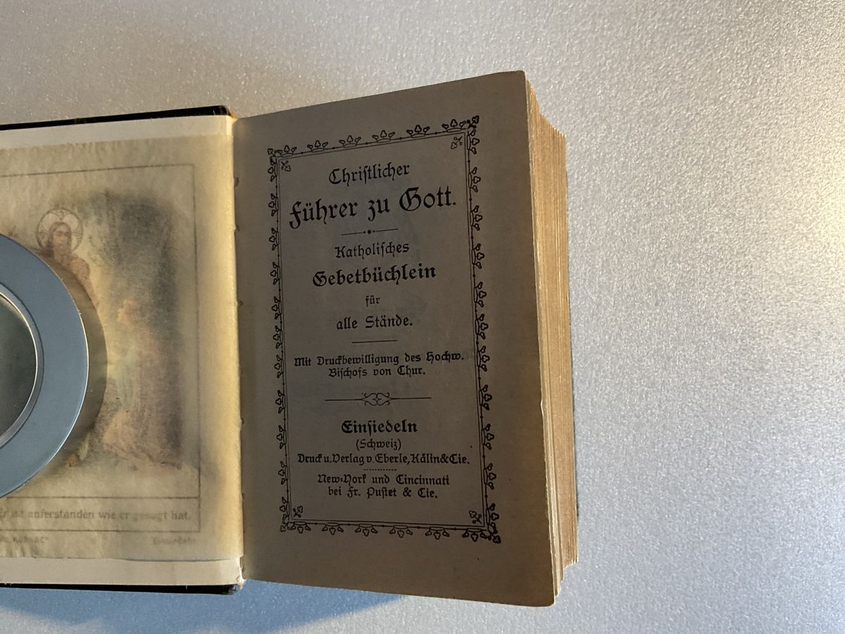 Libri: Antikes Gebetsbuch um 1900 – Usato da Steinhausen venduto da Leo.1957 1