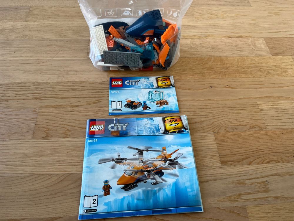 LEGO CITY 60193 ARCTIC Air TRANSPORT Helikopter (Gebraucht) in ...