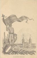 Litho. Fête Fédérale Gymnastique 1900 La Chaux-de-Fonds