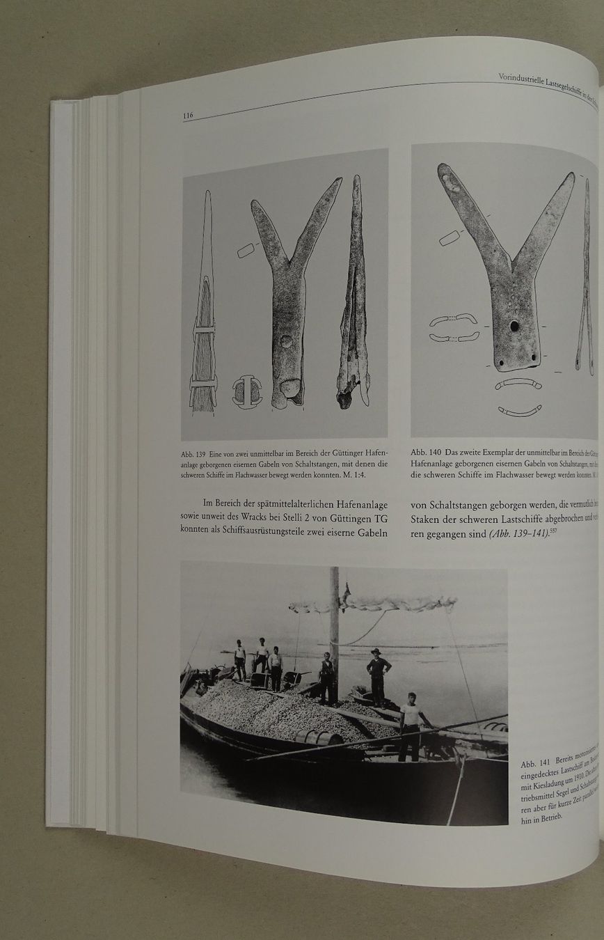 Libri: VORINDUSTRIELLE LASTSEGELSCHIFFE IN DER SCHWEIZ – Usato da Grüningen venduto da Kartensammler 3