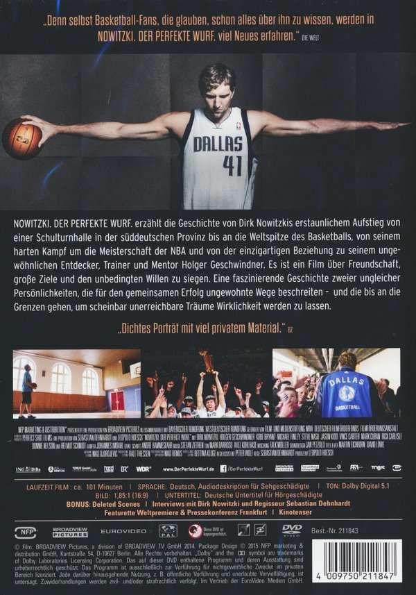 Tutti i DVDs: Nowitzki - Der perfekte Wurf – Usato da St.Galllen venduto da elkaphone 1