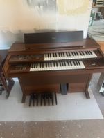 Yamaha Electone Orgel braun mit Pedal gebrauchter Zustand