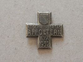 Abzeichen Kantonal Schwingfest Schwingen Affoltern ZH 1932