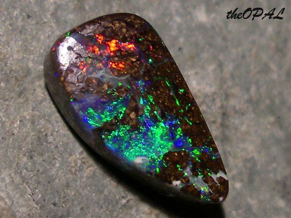 Edelsteine: theOPAL***TOLLER BOULDER MATRIX OPAL 2,47ct (Australien)*** – Neu und originalverpackt aus Ebnat-Kappel von theOPAL 2