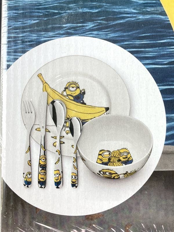 WMF Geschirrsets: WMF | Kindergeschirr Set | Minions | Mehrfarbig – Neu (gemäss Beschreibung) aus Wittenbach von Restwert_St-Gallen 1