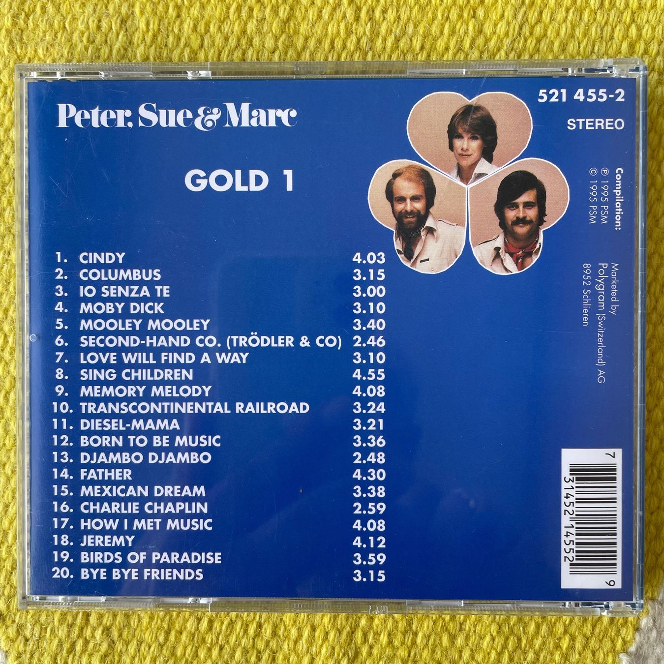CD: PETER, SUE&MARC PETER REBER-GOLD 1 – Usato da Rorschacherberg venduto da CD-Roli 1