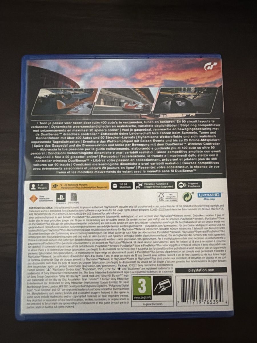 Sony Giochi: Gran Turismo 7 PS5 Game Used – Usato da Zug venduto da fre_w72x 1