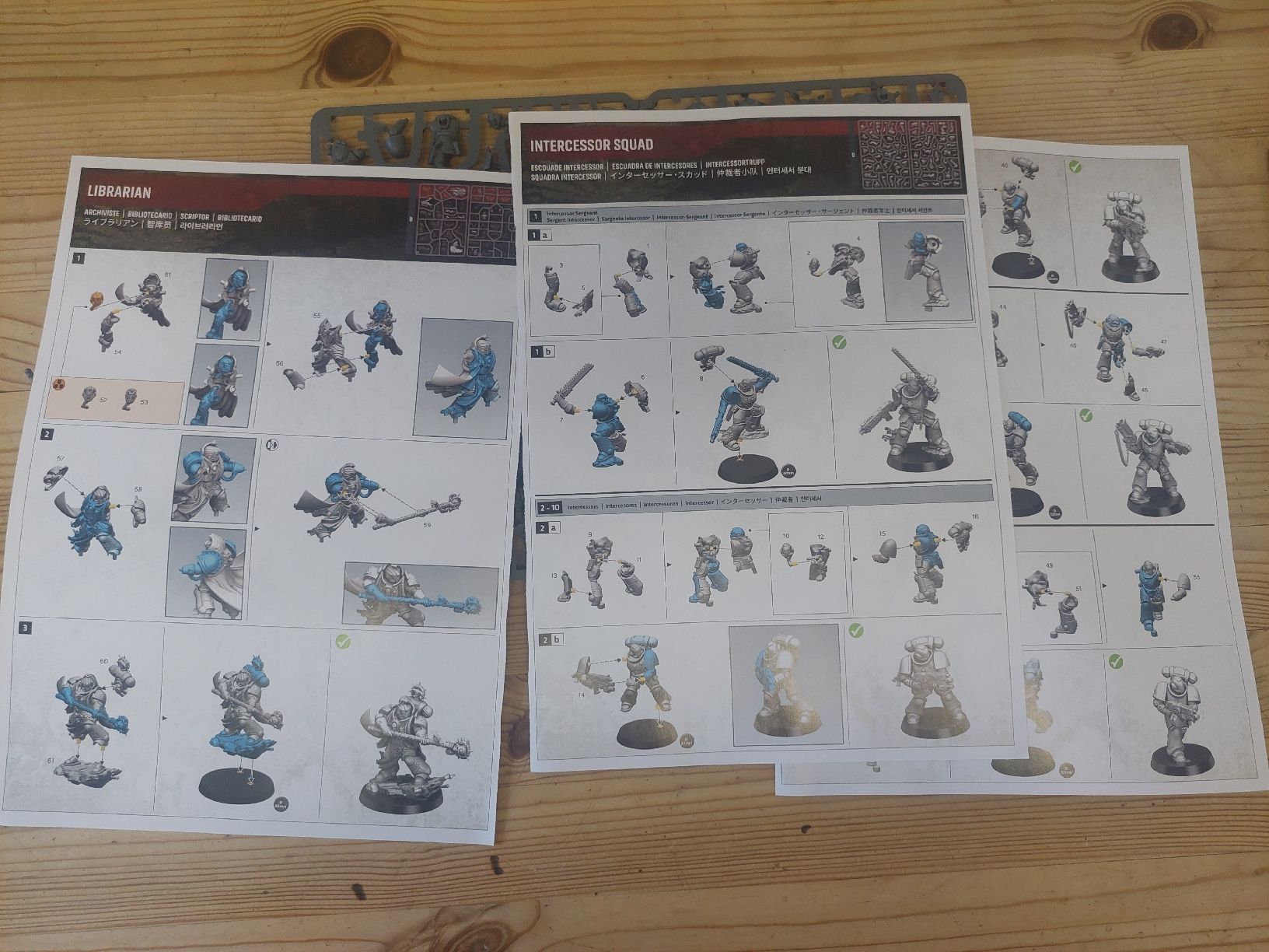 Kit di modellismo & Modellini statici: Warhammer 40.000 Armageddon Librarian + 10 Intercessors – Nuovo (secondo la descrizione) da Zürich venduto da kitkis 5