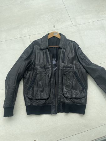 Navyboot Lederjacke "Swiss Parachutist" SC84 Grösse 56 - 