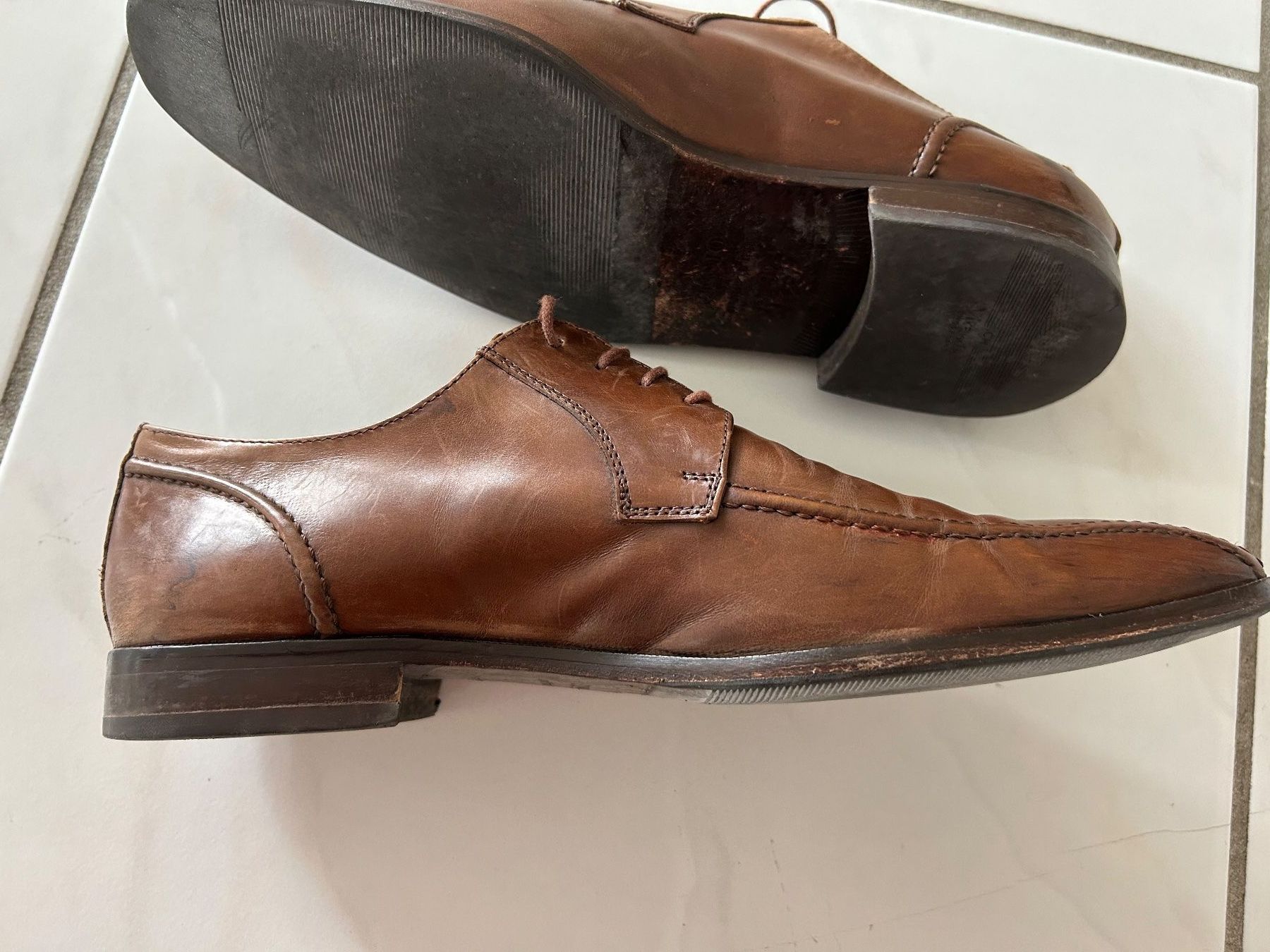 Herrenschuhe: Herren Lederschuh Pasito, Grösse 43 1/2 – Gebraucht aus Gutenswil von walker60 2