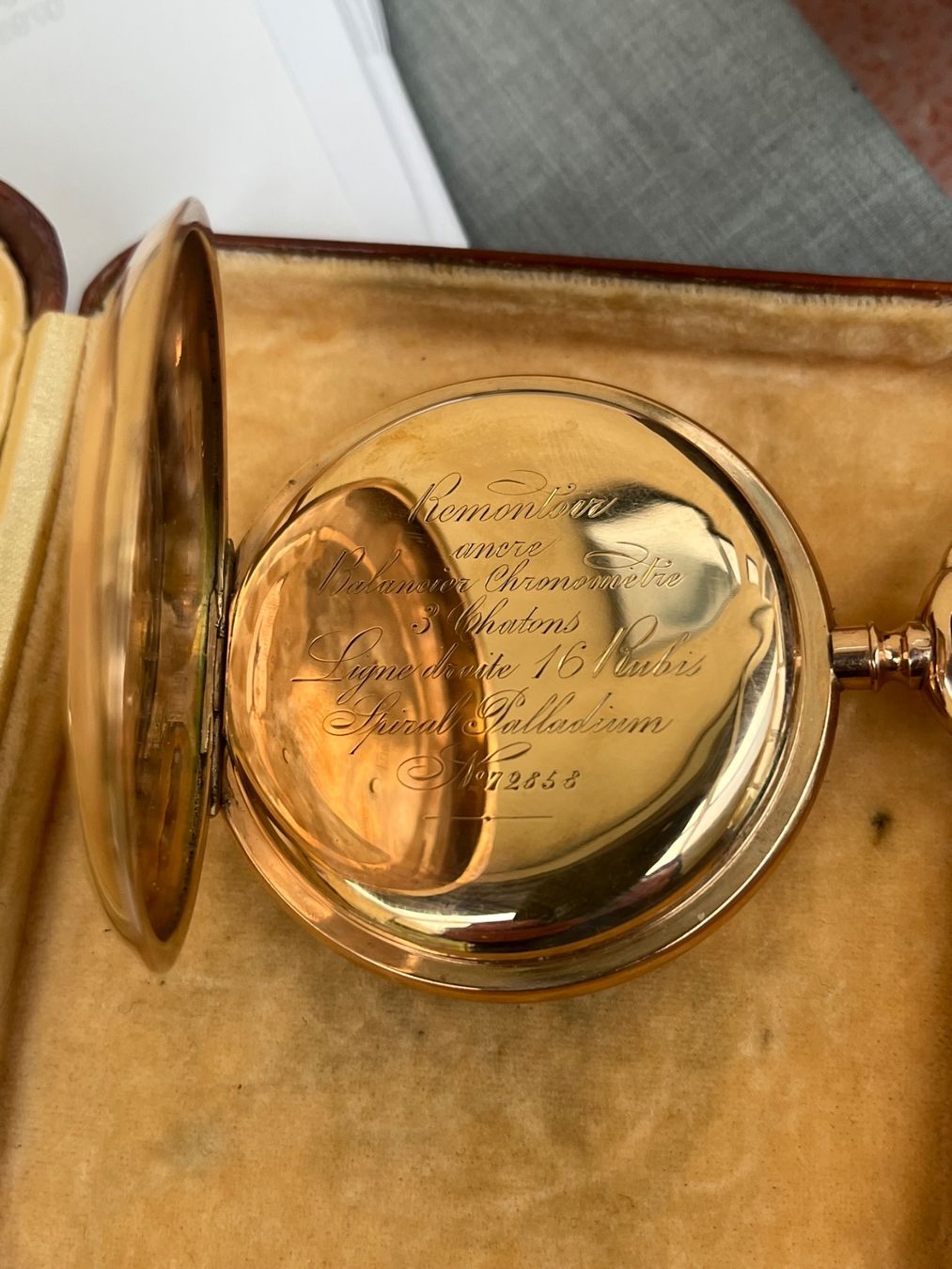 Orologi: Montre de poche savonnette or – Usato da St-Légier-Chiésaz venduto da Antichorloge 6