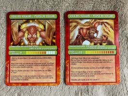 Gormiti Volk des Vulkans Karten