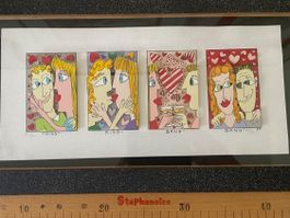 JAMES RIZZI 3D KISS KISS BANG BANG 67/350 von 1997  signiert