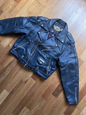 Harley Davidson Lederjacke moto Giacca chaqueta Racing