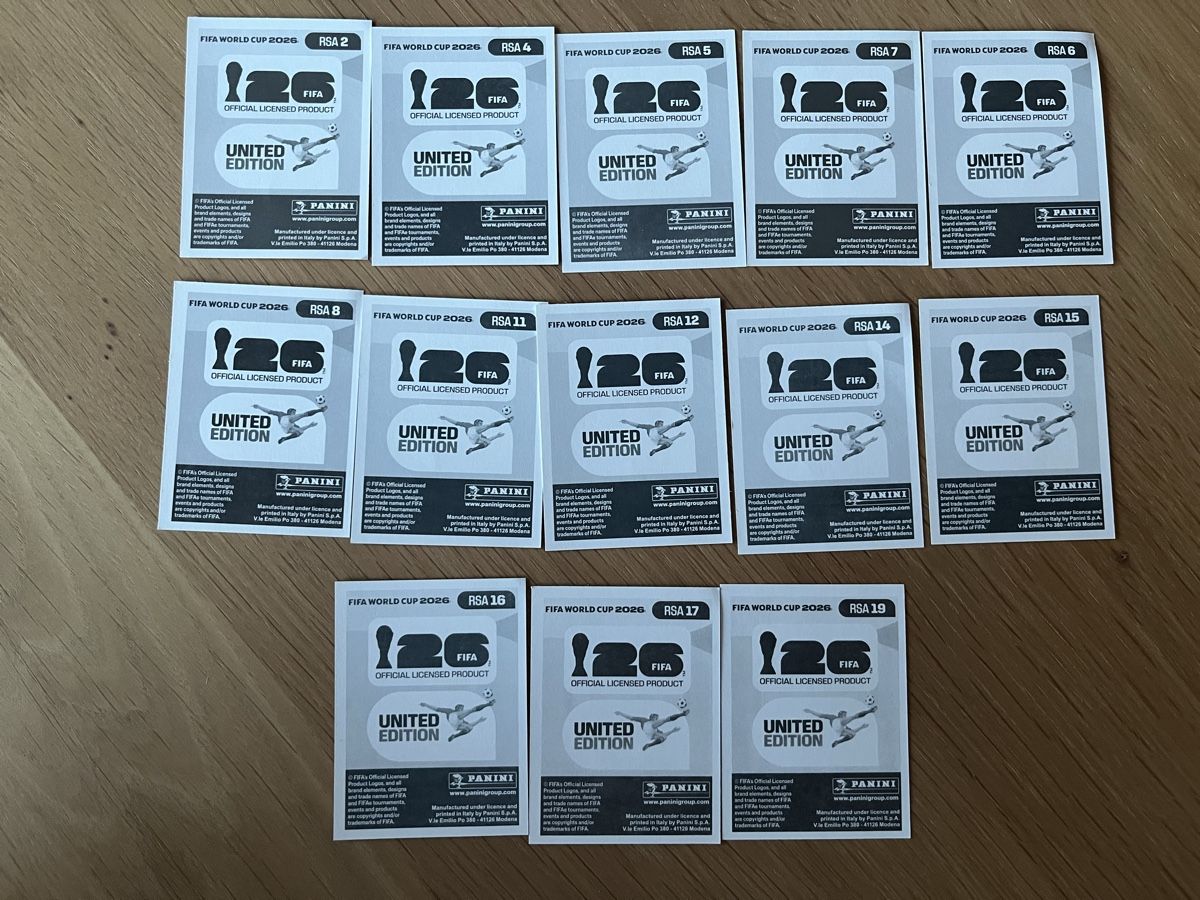 Panini Carte collezionabili: Panini WM 2026 Sticker Südafrika – Nuovo e nell'imballaggio originale da Luzern venduto da strandbar90 1