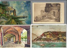 MORCOTE, 4 CARTOLINE * (RIPRODUZIONE INCOMPLETA)