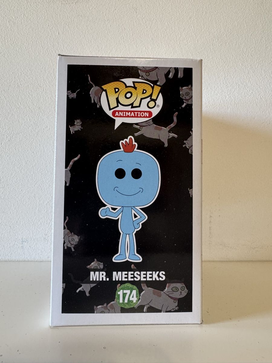 Funko Statuette: Funko Pop! Animation - Mr. Meeseeks 174 – Usato da Comano venduto da alice_x26x 2