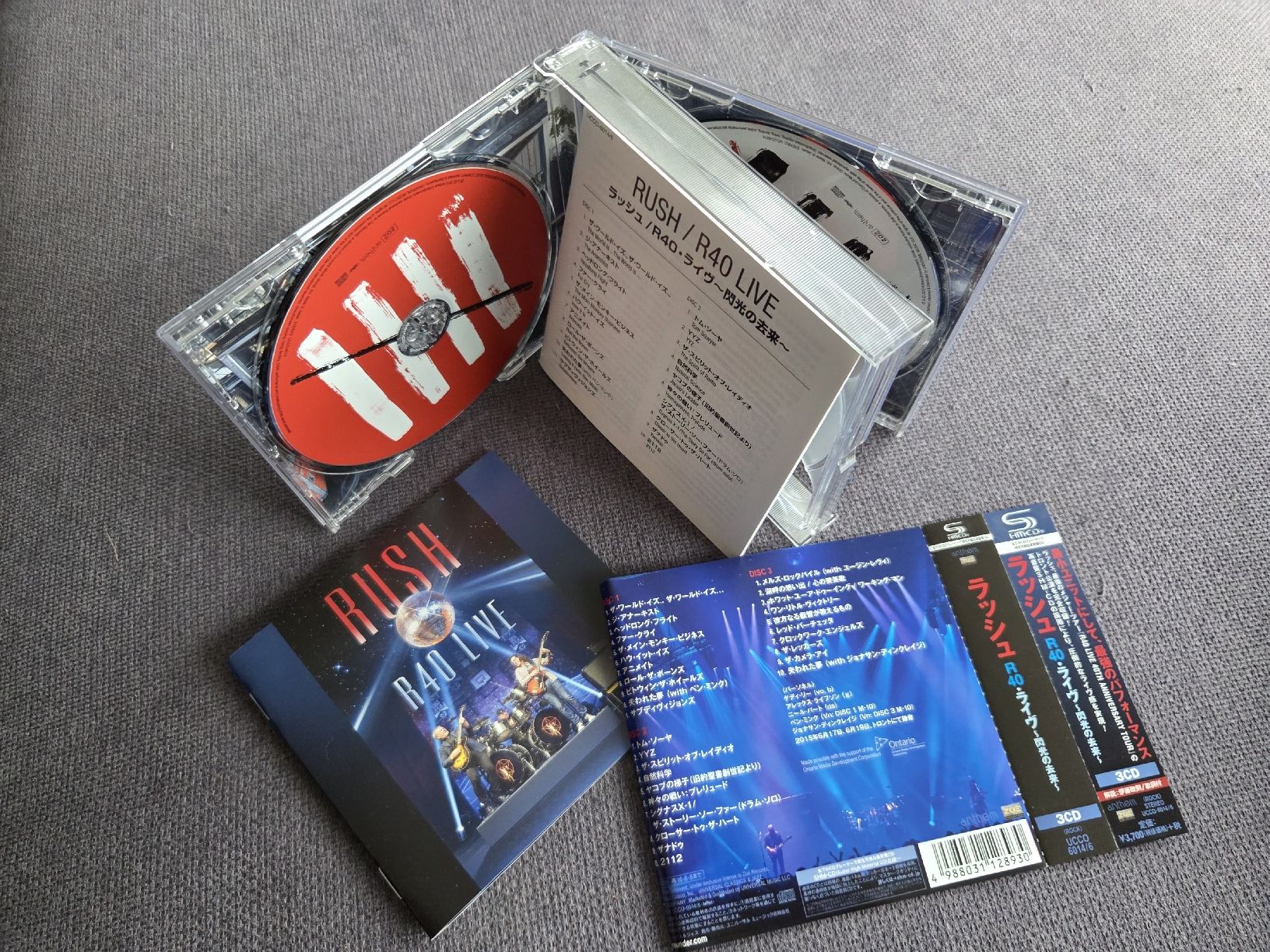 Rush - R40 Live - 3 Shm-CD (Neuf (Voir description)) à Troistorrents ...