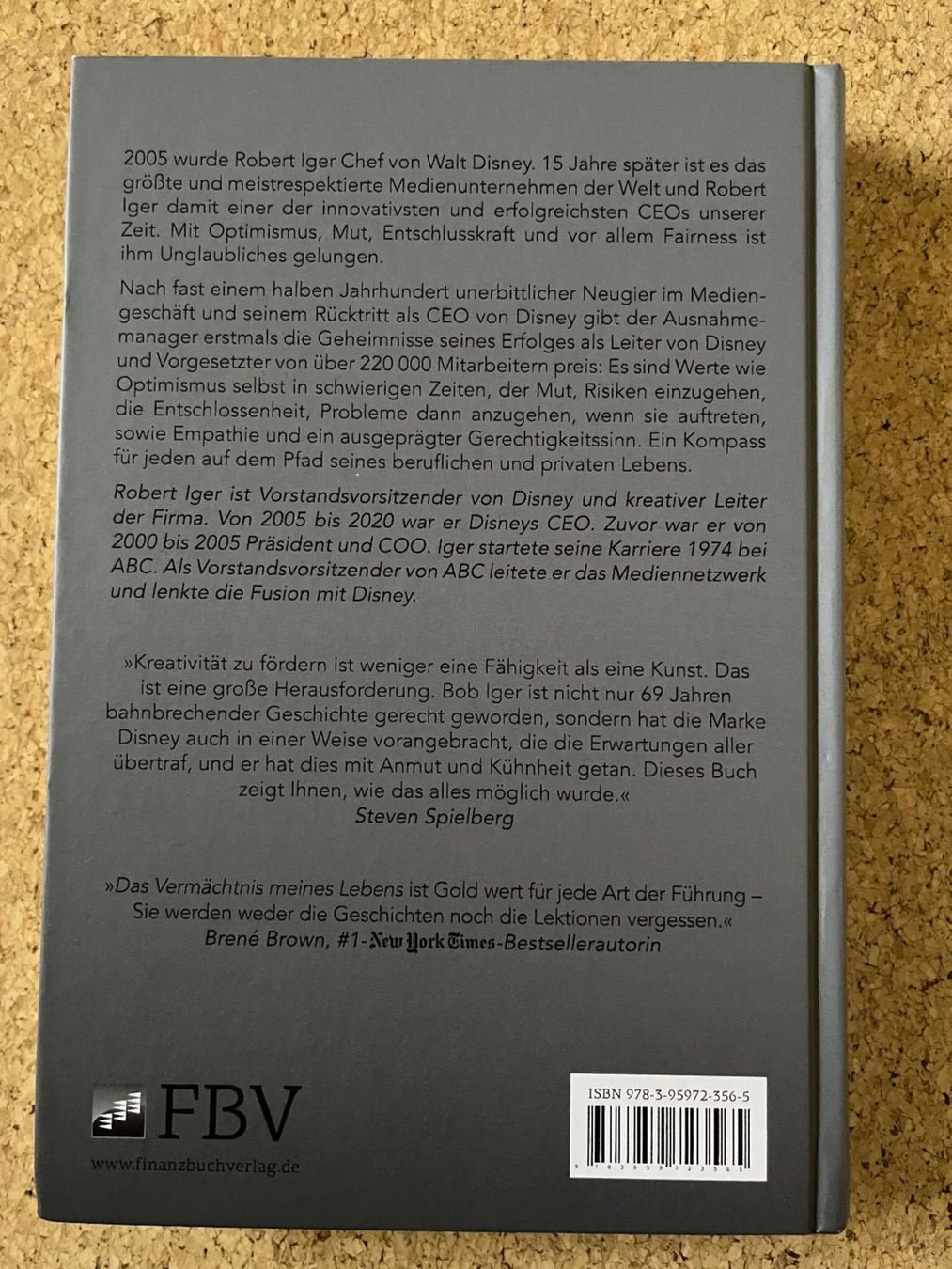 Libri: Buch "Das Vermächtnis meines Lebens", Robert Iger – Usato da Grosswangen venduto da Vita500 1