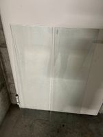 2 plateaux en verre trempé