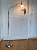 Stehlampe Metall und Opalglas