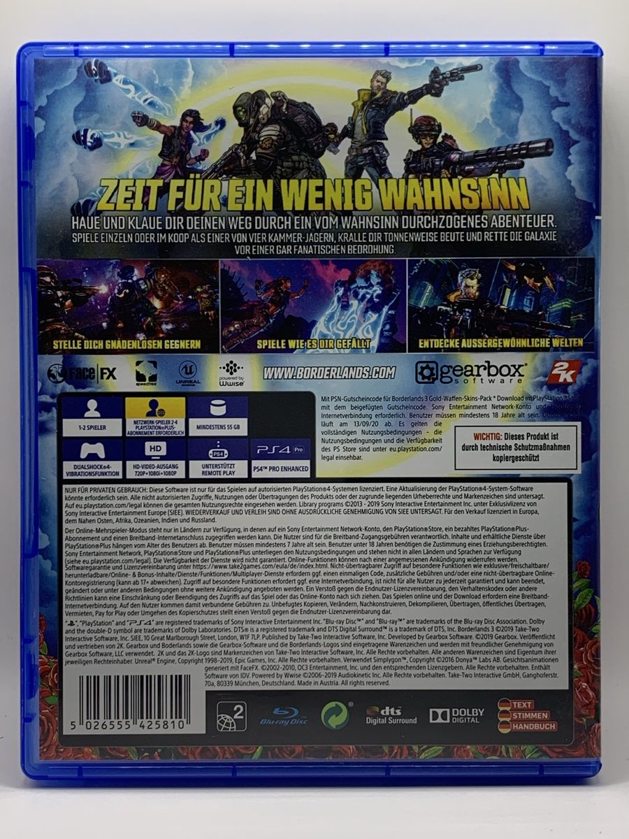 Sony Giochi: Borderlands 3 - PS4 – Usato da Ostermundigen venduto da RG-Collector 1