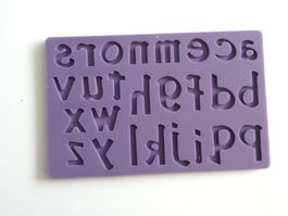 Silikonform Buchstaben Kleinbuchstaben