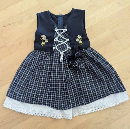 Dirndl Kleid Kinder Grösse 86