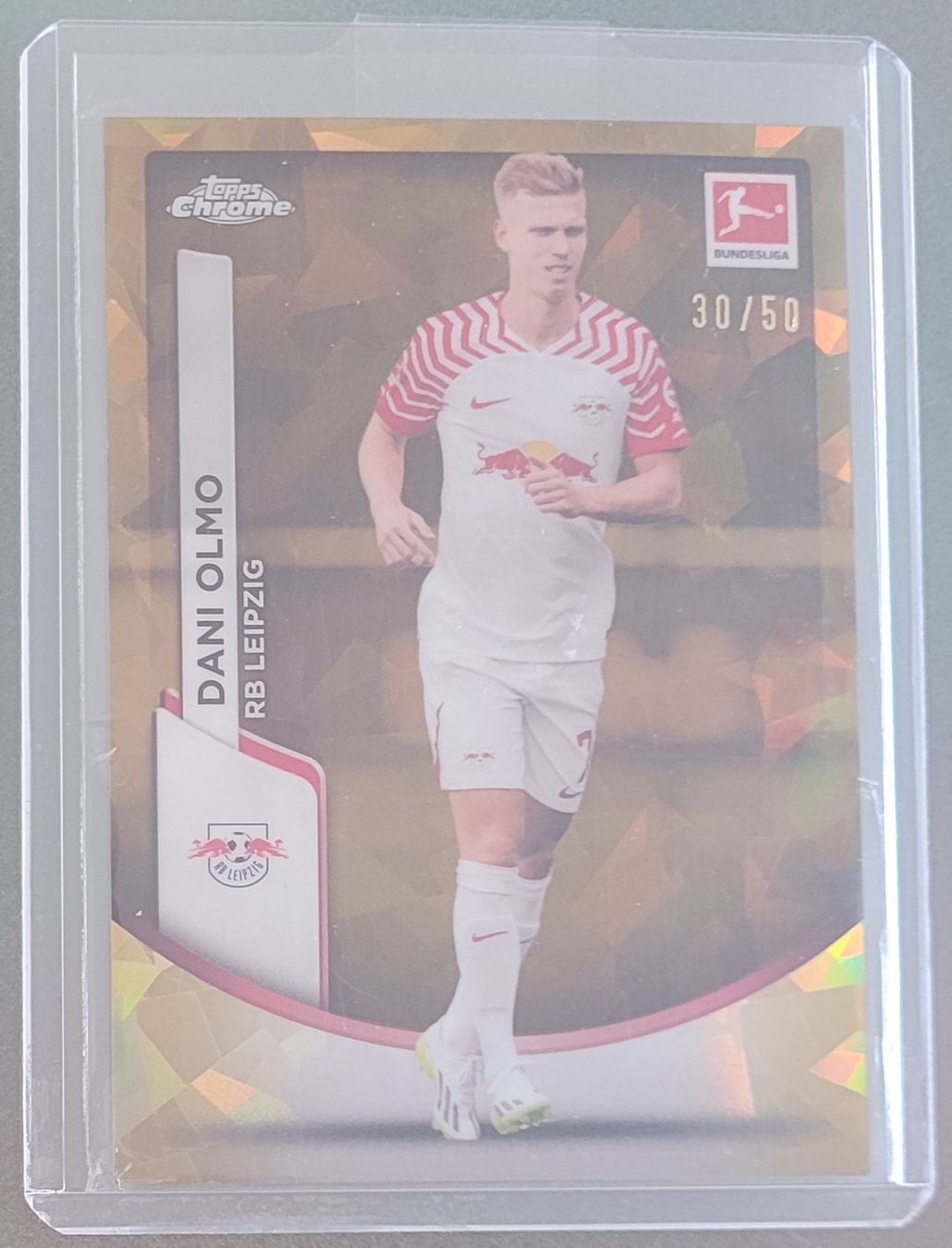 Topps Sammelbilder & Trading cards: Dani Olmo - Topps Chrome Gold Refractor /50 Leipzig - MINT – Neu (gemäss Beschreibung) aus Arbon von Wizle