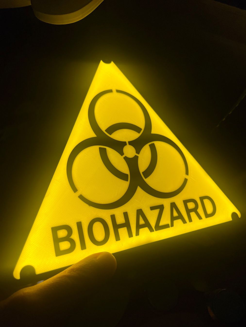 Tutte le decorazioni: Lampe LightBox LED Biohazard – Nuovo (secondo la descrizione) da Noville venduto da Berlusconi55