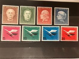 BRD 1954/55 **, Mi 200-03, 205-08, KP 85.--