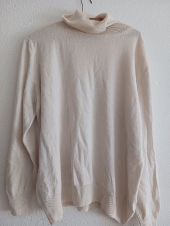 Rollkragenpullover XL Seide/Kaschmir