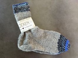 Socken selbstgestrickt