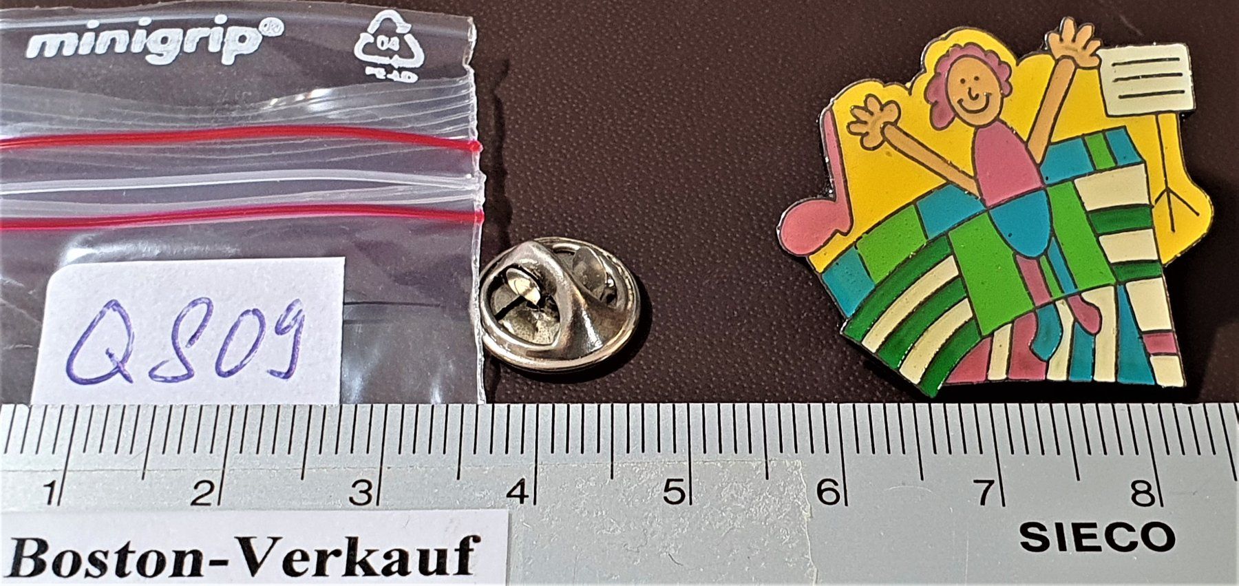 Placchette & Badge: Q809 - Pin Schule macht Spass – Usato da Reinach BL venduto da Boston-Verkauf 2