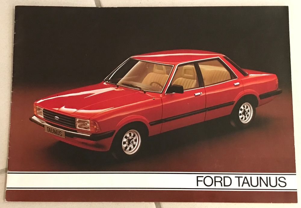 FORD TAUNUS L COUPE PHARES AVANT RONDS 1971 ORANGE
