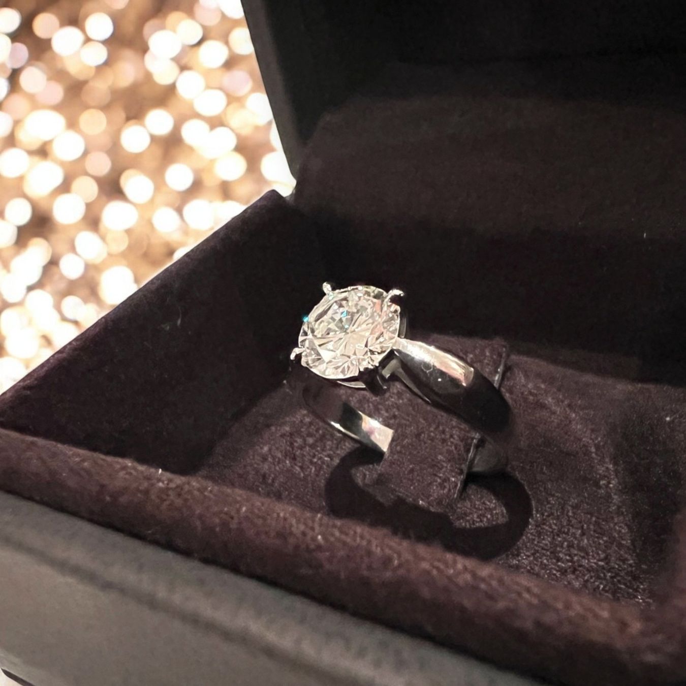 Ringe: White Gold 18k Solitaire Ring, diamond 1.65 K New – Neu (gemäss Beschreibung) aus Morges von 24time 3