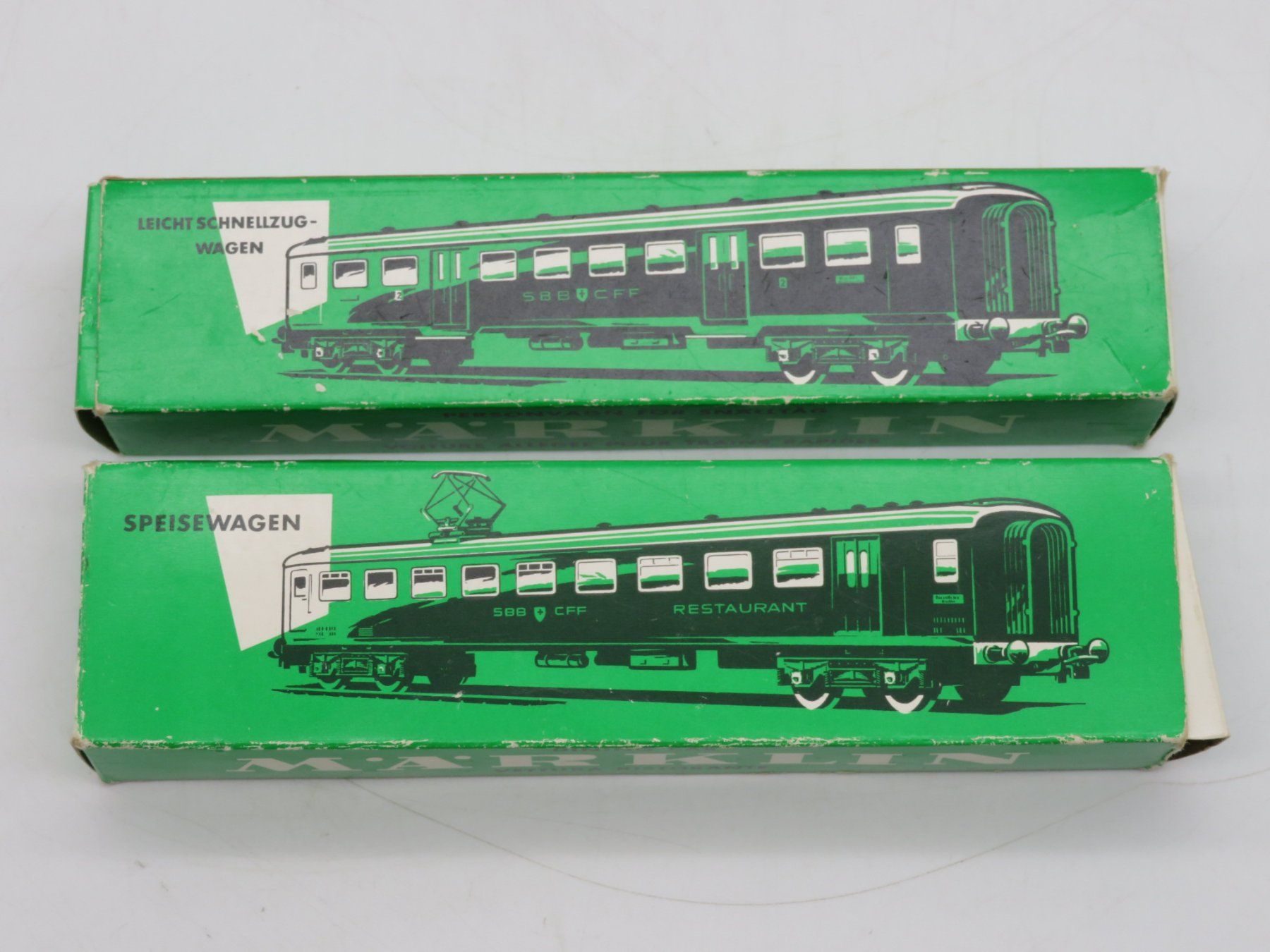 Märklin Modellini di ferrovie: Märklin H0 4035 + 4038 Set – Usato da Reinach BL venduto da WBZ-Flohmarkt 1