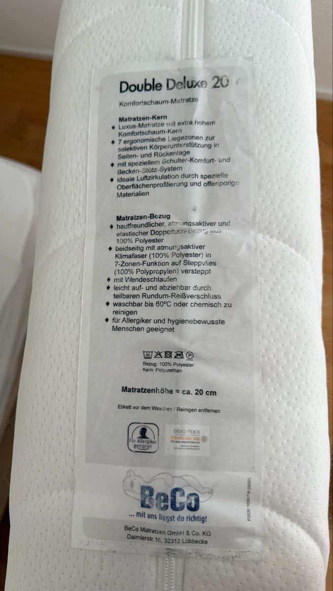 Matratzen: >>> Matratze 120x200 <<< – Gebraucht aus Meggen von Triads 1