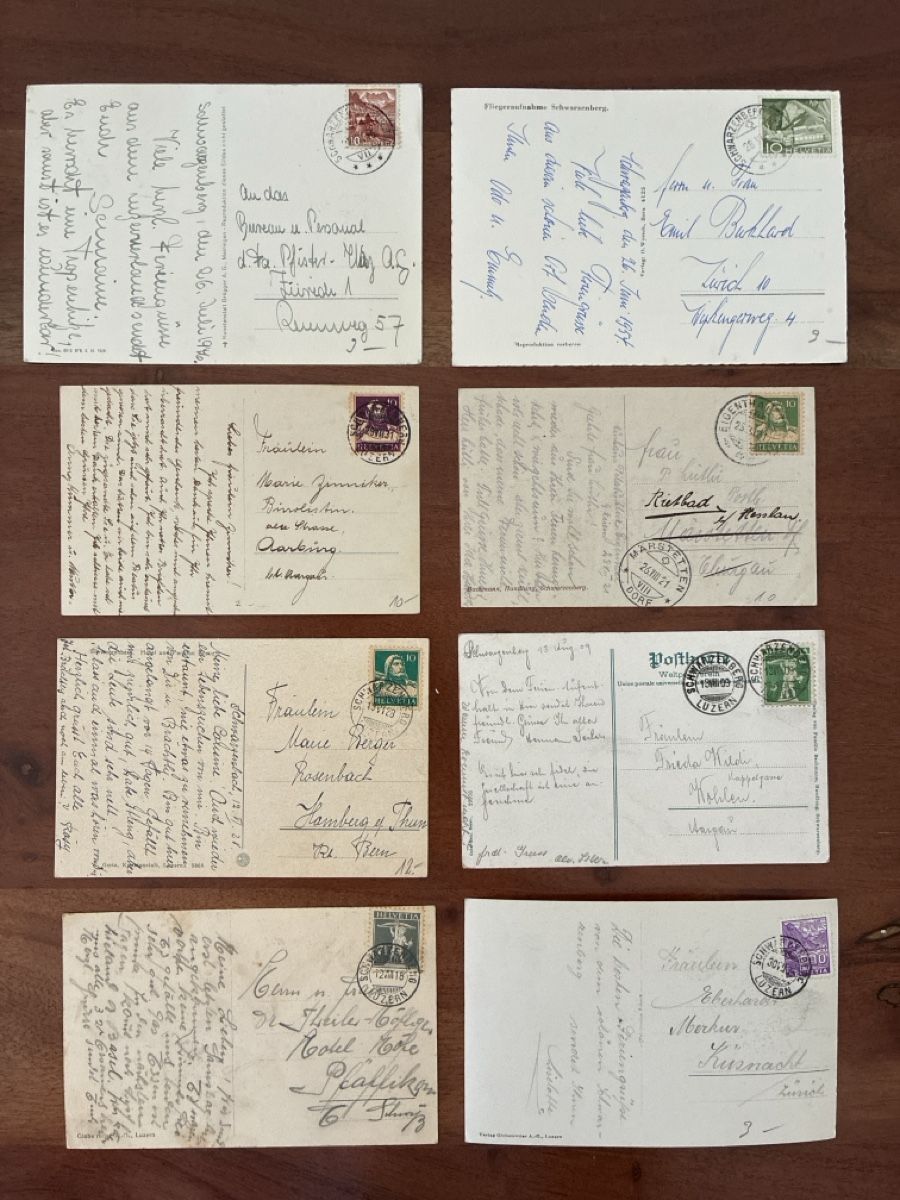 Cartes postales: 16 Ansichtskarten Schweiz von Schwarzenberg LU – D'occasion à Oftringen par Cla.vD.74 1