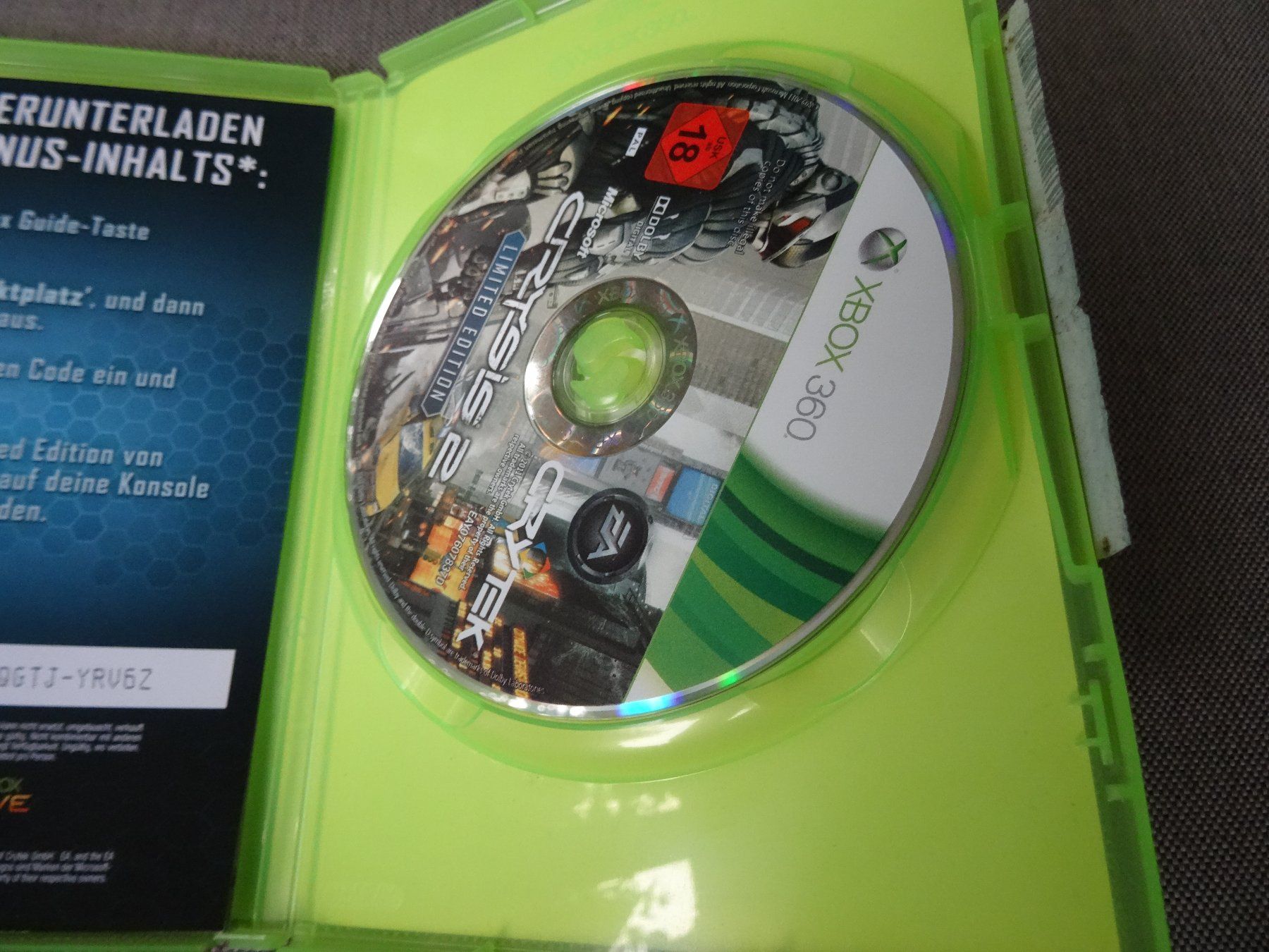Microsoft Giochi: Crysis 2 XBOX 360 – Usato da Olten venduto da Disc-Ausverkauf 1