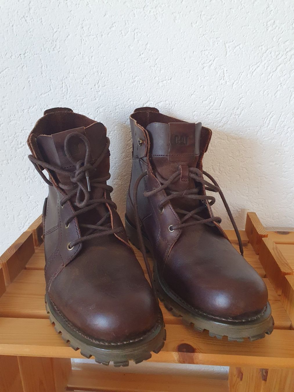 Caterpillar Scarpe da uomo: Chaussures en cuir CAT t.45 – Nuovo (secondo la descrizione) da Courroux venduto da sv235