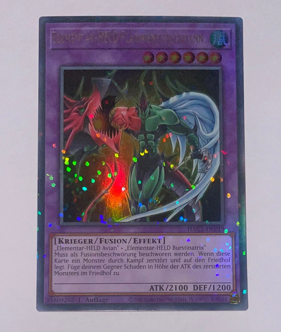 Yugioh Carte collezionabili: Elementarheld Flammenflügelmann | Ultra Parallel Rare – Nuovo (secondo la descrizione) da Altstätten SG venduto da ChangeMaker 1