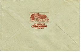 Brief, Kurhaus Cademario Lugano
