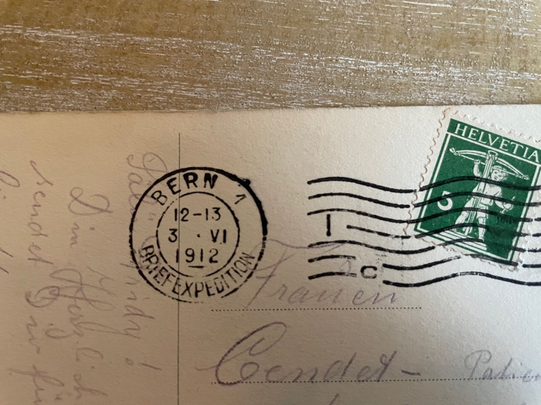 Ansichtskarten: Postkarte Bern 1912 – Gebraucht aus Bern von Dafi7 2