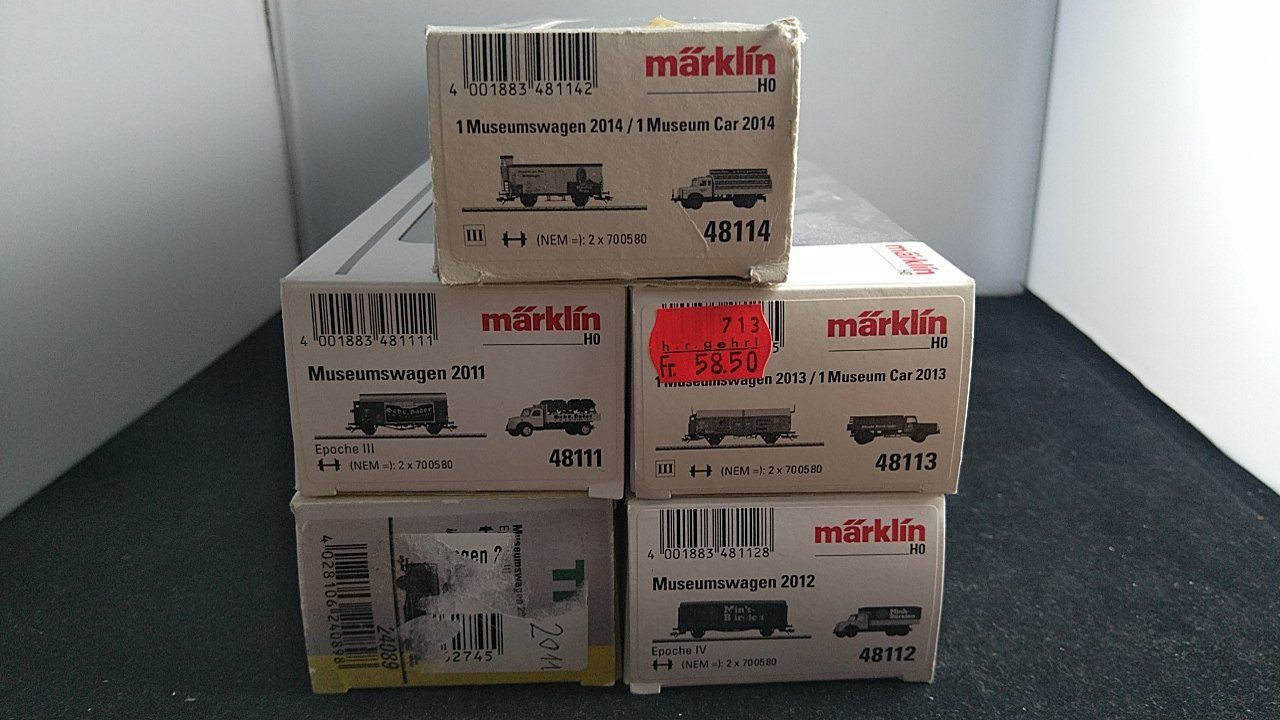 Märklin Modellini di ferrovie: Museumswagen Trix 2011  Märklin 2011/2012/2013/2014 – Nuovo (secondo la descrizione) da Uster venduto da Regenwurm61 8