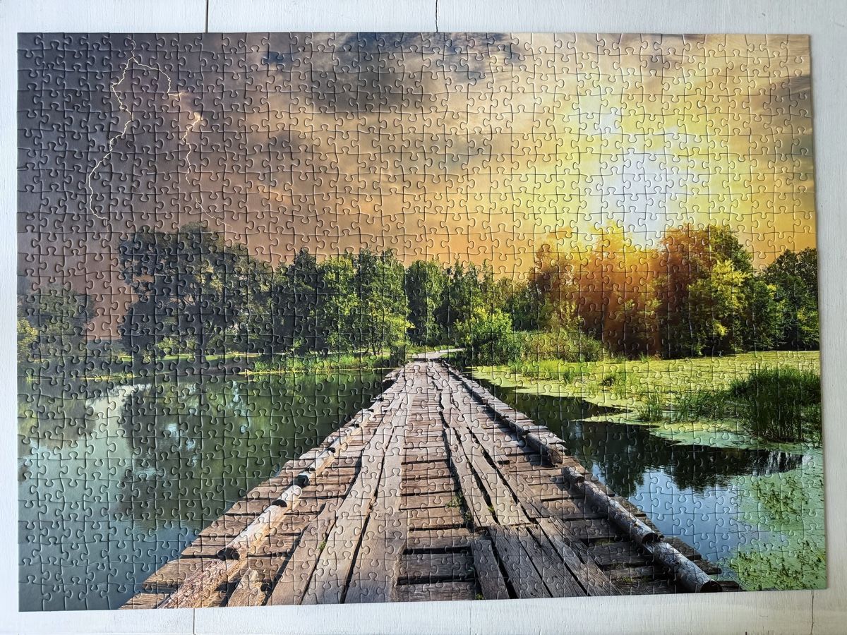 Ravensburger Puzzle: Ravensburger Mystisches Licht 1000 Teile – Usato da Männedorf venduto da Dsonne