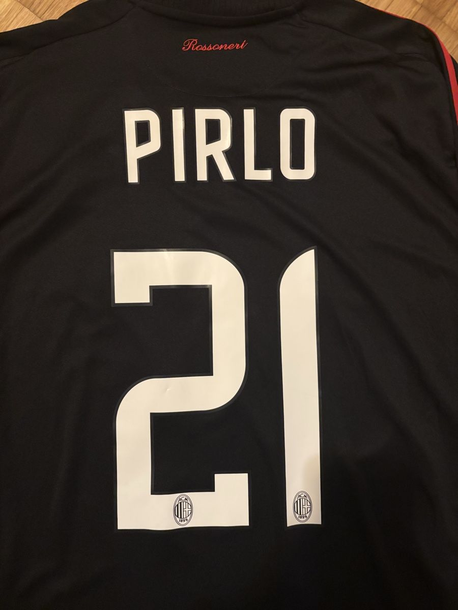 Adidas Canottiere & Pantaloni: AC Milan Trikot Pirlo – Usato da Zürich venduto da ChampShirts 2