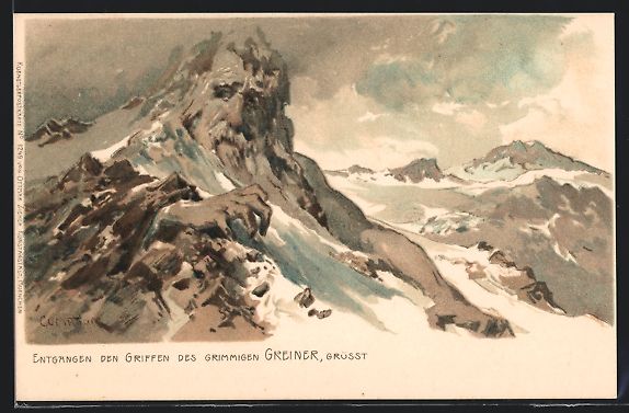 Cartoline postali: Edward Theodore Compton: Entgangen den G – Usato da Berlin venduto da bartko-reher